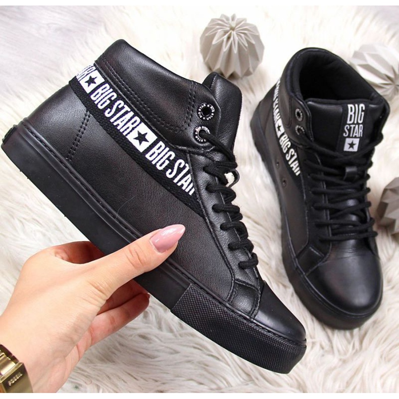 Visoke trenerke Big Star W EE274355 crne crna 1