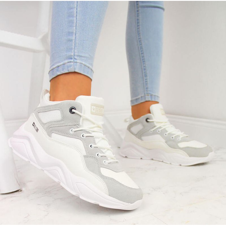 Tenisice na platformi Big Star W GG274643 bijele bijela 2