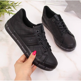 Crne niske tenisice na platformi Big Star W II274070 crno 1