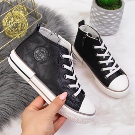 Tenisice od eko kože Big Star Jr II374003 crne crna 1