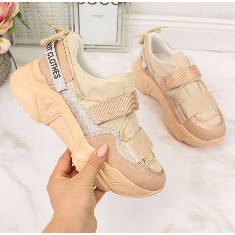 Navy Dot W WOL10 bež tenisice 1