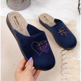 Kućne papuče Inblu W ARC1 tamnoplave mornarsko plava 1