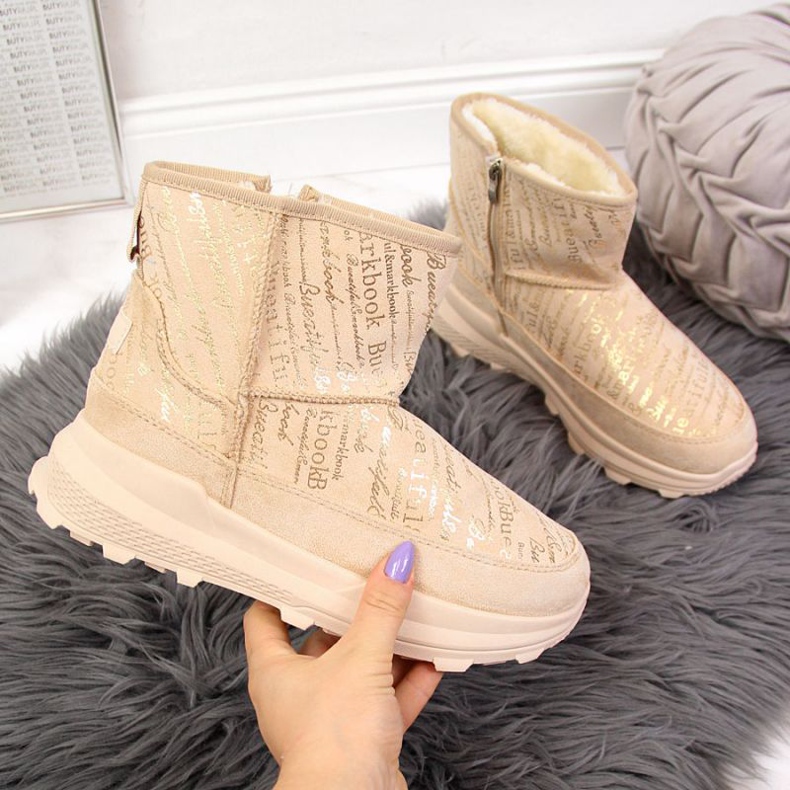 Snježne čizme antilop Vijesti W EVE311B bež 1