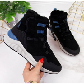 Crne izolirane čizme za snijeg Big Star W II274261 crno 1