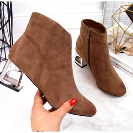 Čizme s ukrasnom petom T.Sokolski W SCA144B smeđe smeđa 1