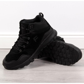 Kožne muške planinarske čizme Filippo M PAW294A crne crno 1