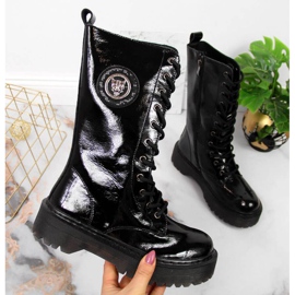 Kožne čizme s visokom izolacijom Filippo W PAW298 crne crna 1