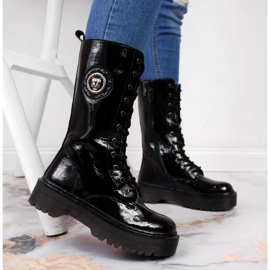 Kožne čizme s visokom izolacijom Filippo W PAW298 crne crna 2