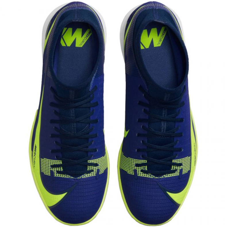 Nogometne cipele Nike Mercurial Superfly 8 Academy Ic M CV0847 474 plava zelena plava 1