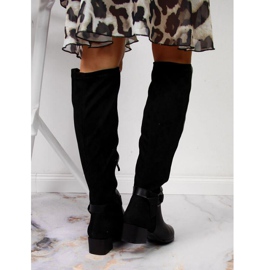 Crne čizme na bloku Filippo W PAW302 crno 2