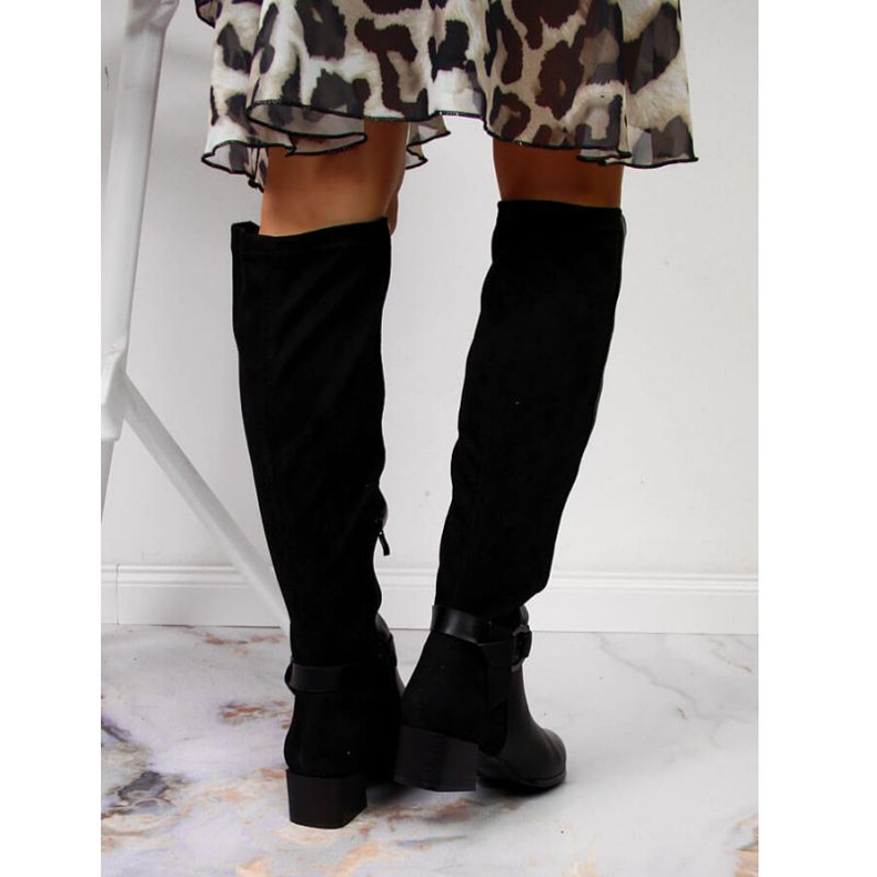 Crne čizme na bloku Filippo W PAW302 crna 2