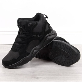 Crne visoke tenisice Filippo M PAW305 crna 1