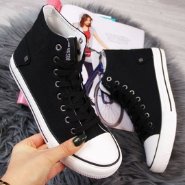 Visoke tenisice Big Star W DD274330 crne crna 1