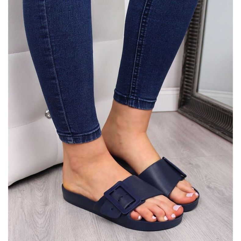 Papuče za plažu Big Star W FF274A388 tamnoplave plava 2