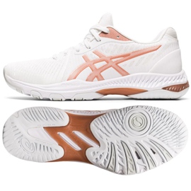Asics Netburner Ballistic Ff 2 W 1052A033 102 tenisice za odbojku bijela bijela 1