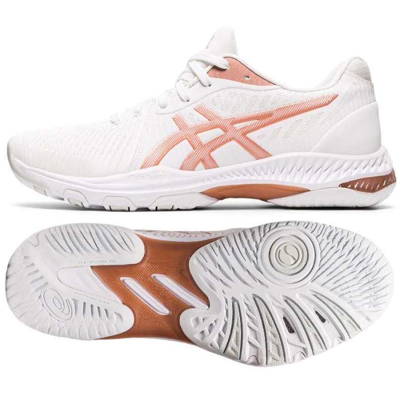 Asics Netburner Ballistic Ff 2 W 1052A033 102 tenisice za odbojku bijela bijela 1