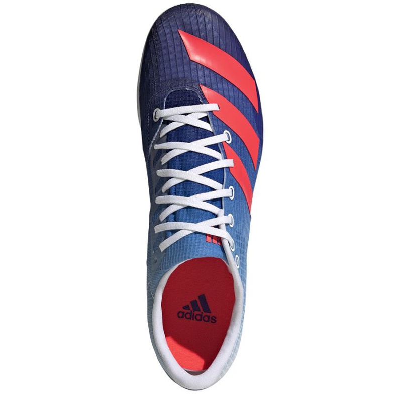 Adidas Distancestar M GY0946 šiljci za trčanje crvena plava 1