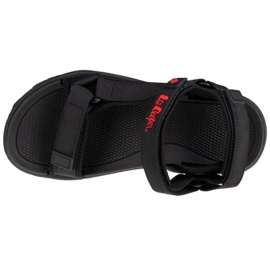 Crne Lee Cooper LCW-21-34-0211L ženske sportske sandale crna 2