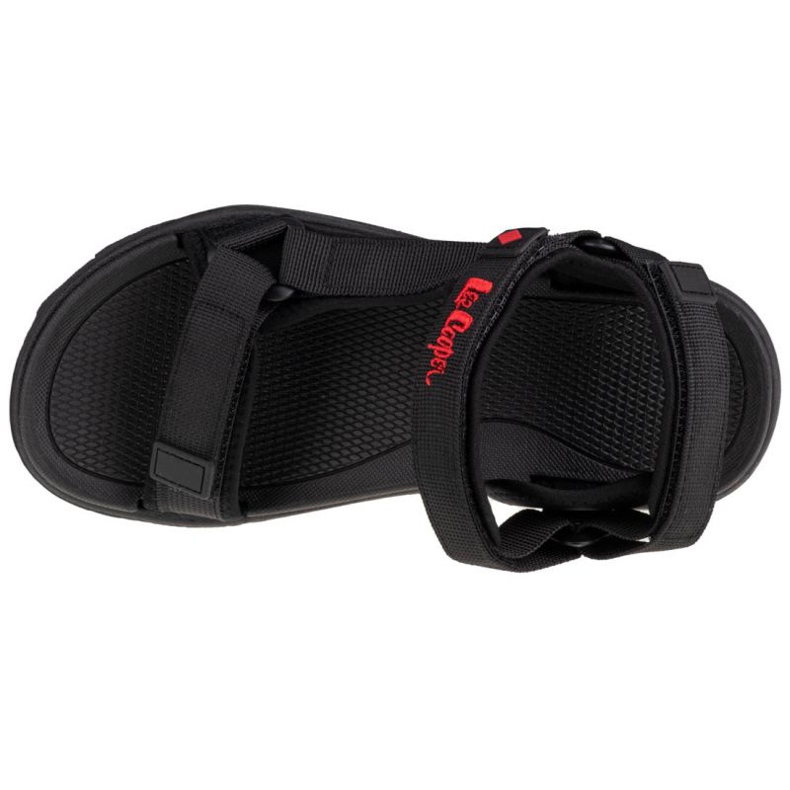 Crne Lee Cooper LCW-21-34-0211L ženske sportske sandale crno 2