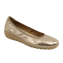Caprice Ballerina Taupe Metallic 9-22161-28 bež višebojan zlatni 3