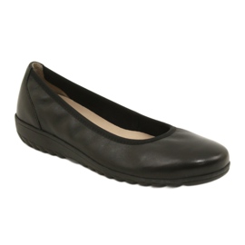 Caprice Black Nappa Balerina 9-22161-28 crno 3