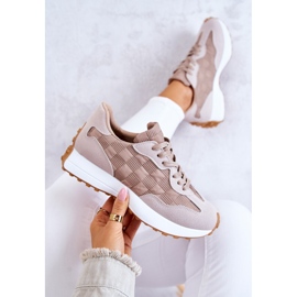 Klasične sportske cipele bež Patrice zavezane 1