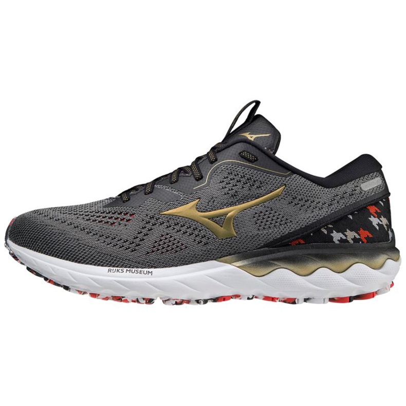 Mizuno Wave Skyrise 2 Amsterdam M J1GC216297 tenisice za trčanje siva 1