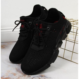 Tekstilne sportske cipele Big Star W JJ274273 crne crno 2