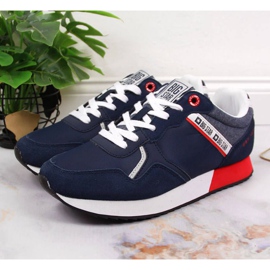 Kožne sportske cipele Big Star W JJ274285 tamnoplave tamnoplava siva 2