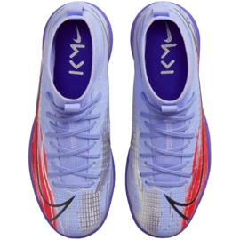 Nogometne cipele Nike Mercurial Superfly 8 Academy Ic Jr DB0931 506 crvena, ljubičasta ruže i ljubičaste 1