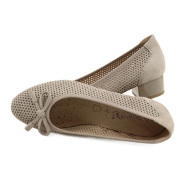 Ženske pumpice Caprice 22500-28 bež srebro 6