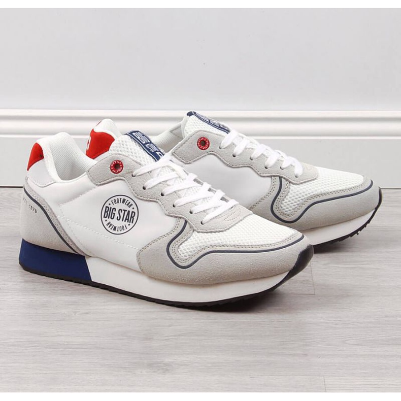 Big Star M JJ174141 bijele sportske cipele bijela siva 1