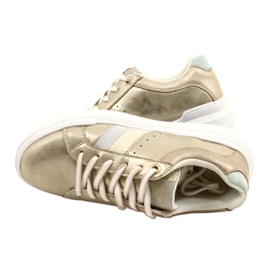 American Club Ženske sportske tenisice na gustom jedinom zlatnom američkom klubu RH68/22 zlatna 4