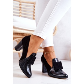 PA2 Crne Kathleen antilop cipele od zmijske kože crna 2