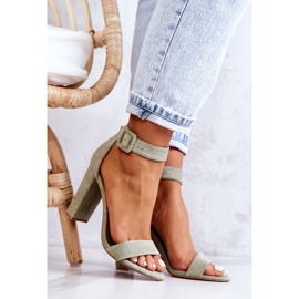 FB2 Antilop sandale s petom Jacqueline Jacqueline zelena 1