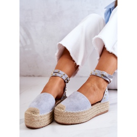 FB2 Espadrile sandale s plavim Lillian Jets plava 1