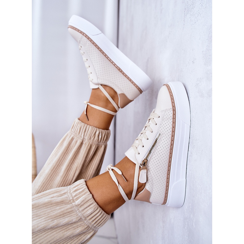 FB2 Sportske cipele na bež platformi Louis 1