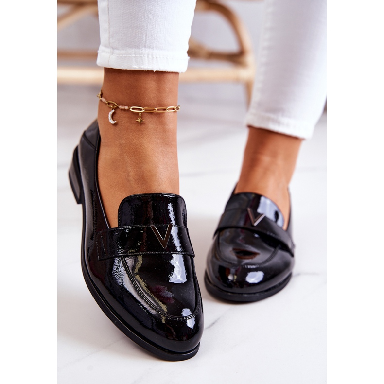 Vinceza Lakirane crne Sherilyn cipele crno 1