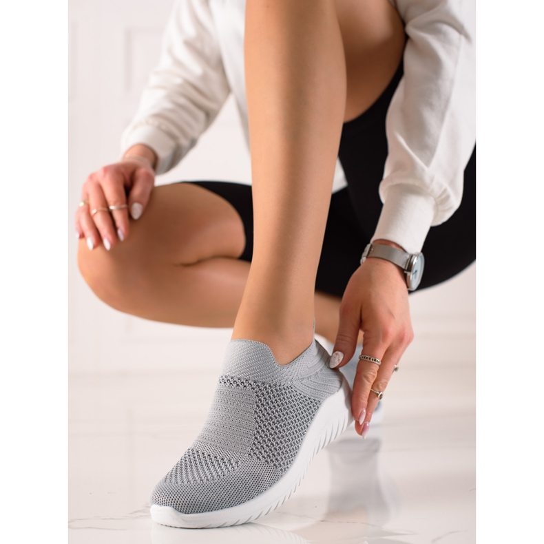 TRENDI Udobne tenisice koje se navlače siva 1
