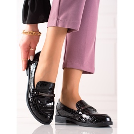 TRENDI Elegantne lakirane cipele crna 1