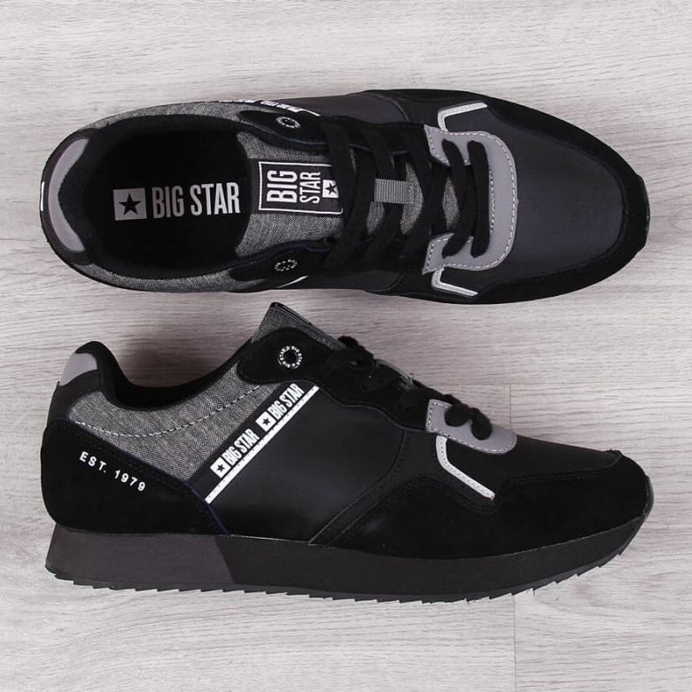 Big Star JJ174145 sportske cipele, crne crna 2