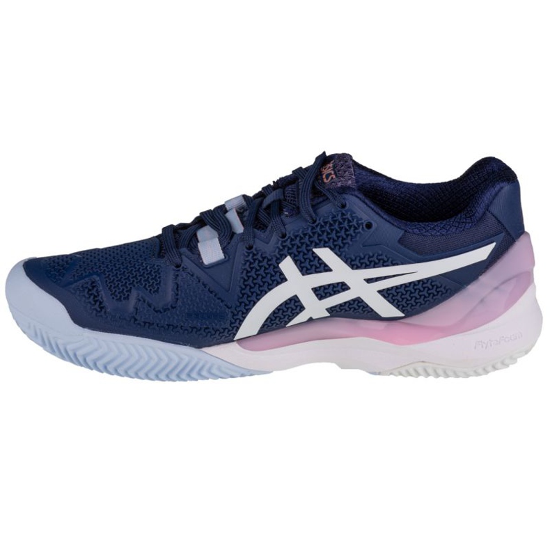 Asics Gel-Resolution 8 Clay W 1042A070-401 bijela mornarsko plava 1