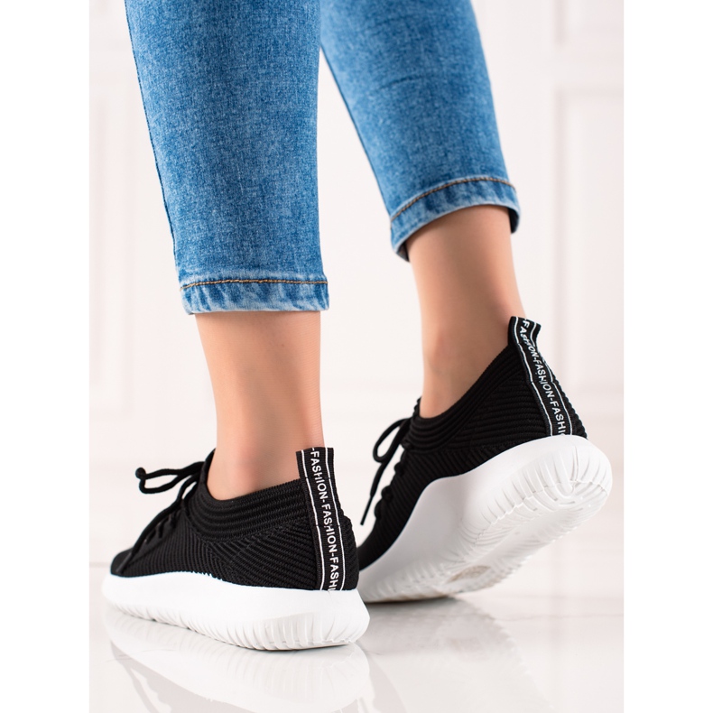 TRENDI Lagane sportske tenisice crna 1