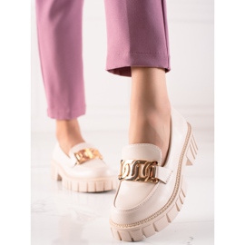 Seastar Krem modne mokasine bež raznobojna 1