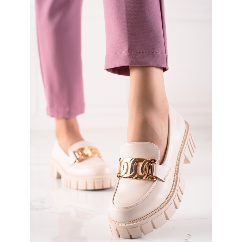 Seastar Krem modne mokasine bež raznobojna 1