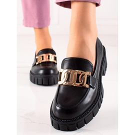 Seastar Crne modne mokasine crna 1