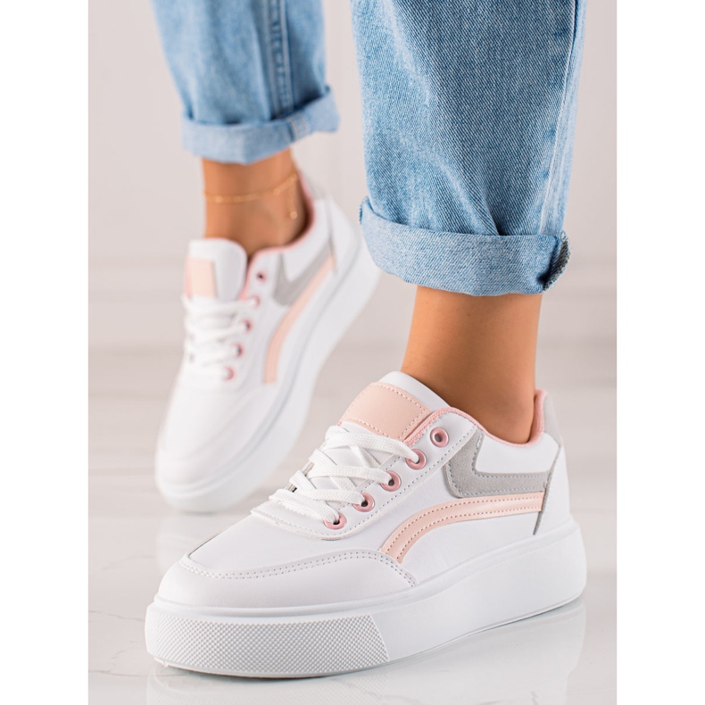 Weide Ležerne cipele na platformi bijela 2