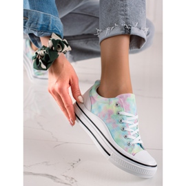 TRENDI Šarene tenisice na platformi višebojan 2