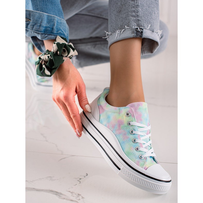 TRENDI Šarene tenisice na platformi raznobojna 2