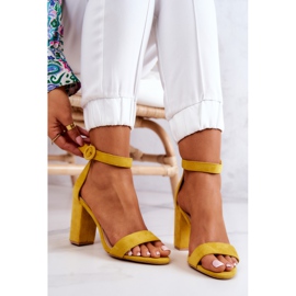 FB2 Žute Hattie antilop sandale na šanku žuta boja 1